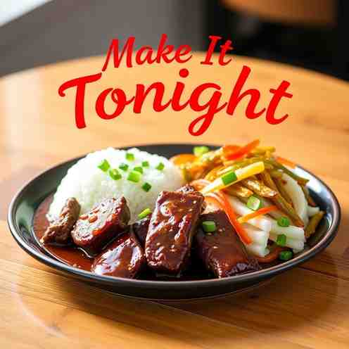 Hawaiian Beef Short Ribs Plate Lunch - Make It Tonight